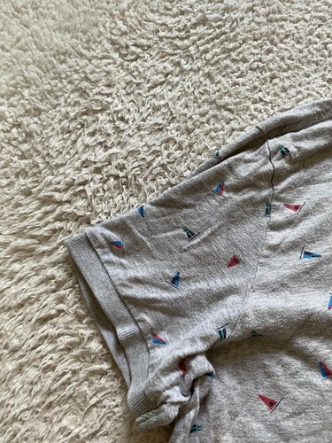 Polo Aeropostale Hombre Velero Manga Corta Gris Talla S - Imagen 8 de 10