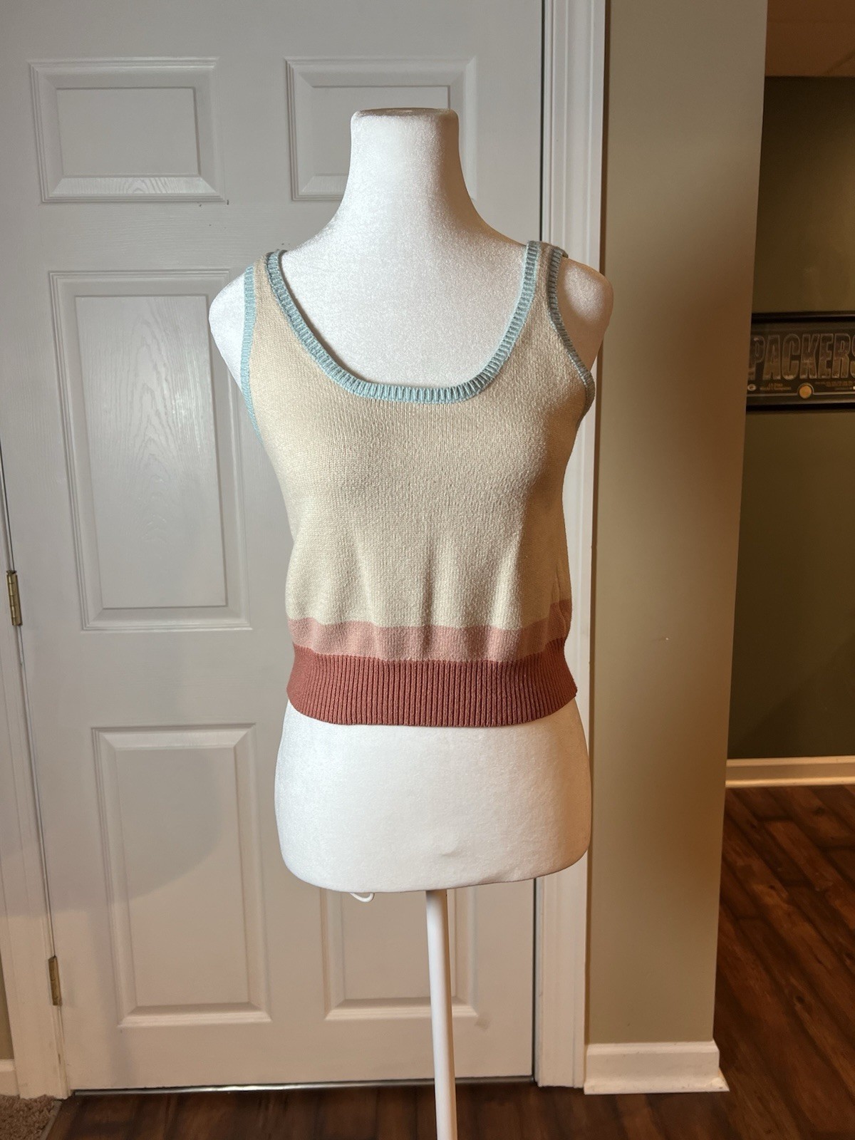 Luca & Grae Women's Size Small Color Block Croppe… - image 1