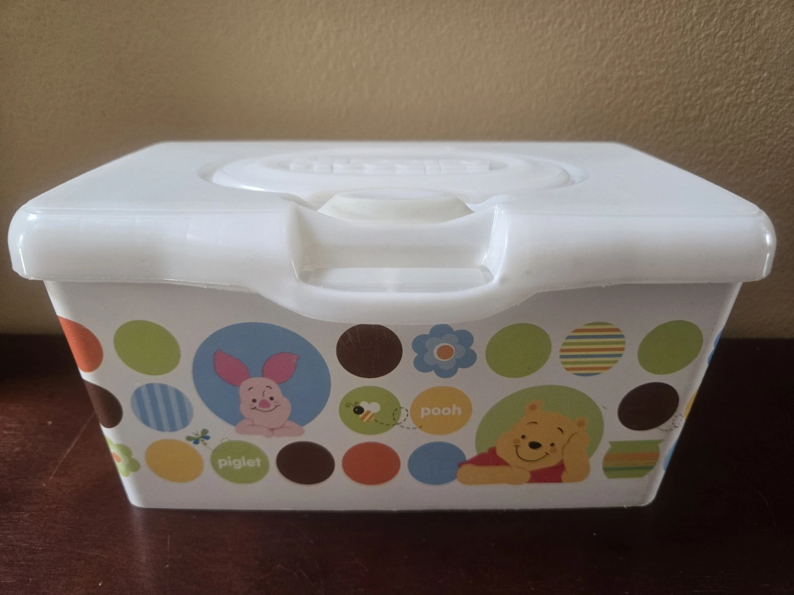 Huggies baby wipes container Disney Winnie the Pooh Piglet Eeyore pop-up box
Opens in a new window o