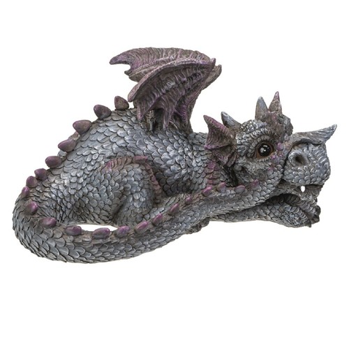 Pacific Trading Blue Dragon Laying Down Figurine 7.4 Inch - Picture 2 of 6