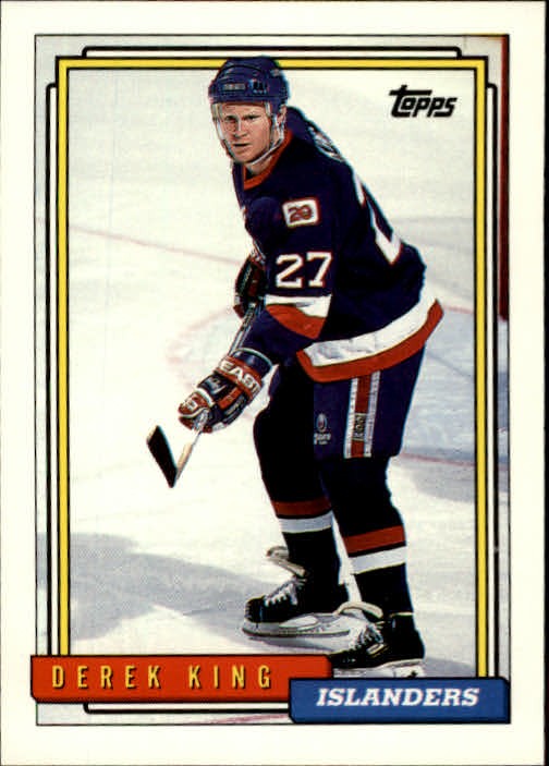 1992-93 Topps #431 Derek King - HKY