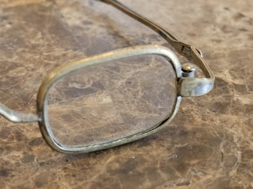 Antique Spectacles Eyeglasses Temple Mid To Early 1800s Pre Civil War W Case - Picture 11 of 22