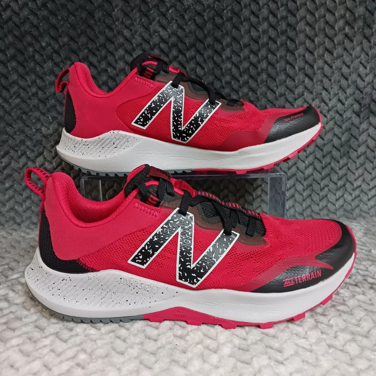 New Balance Nitrel V4 Men's Trail Running Sneaker Red Black Shoes Size 9.5