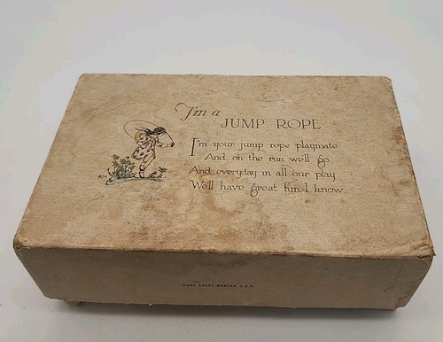 Vintage Rush Craft Jump Rope Boxed Set All Original 1940-1950s See Pics