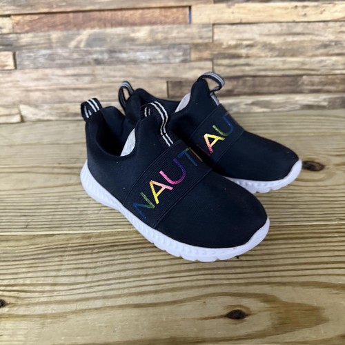 Size 7 Toddlers Nautica Girls Boys Kids Sneaker Slip-on Athletic Running Shoe - Picture 6 of 14