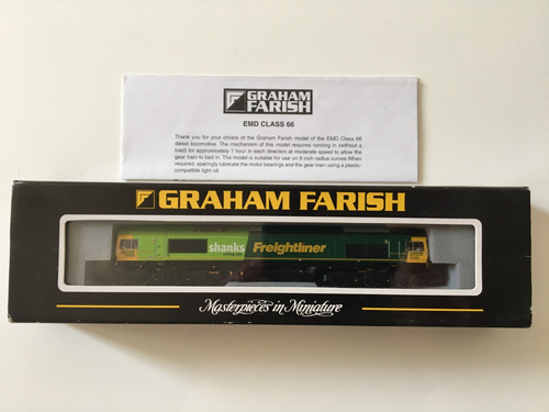 Graham Farish 371-378 Class 66 Diesel Freightliner Shanks N Gauge 1:148 66522