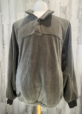 Foot Joy Dry Joys Pullover Polartec Fleece 1/4 Zip Men’s L Green Sweater Golf