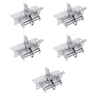 Set of 5 Türbänder Soft Close Scharnier Außentürscharniere Garagentorscharniere