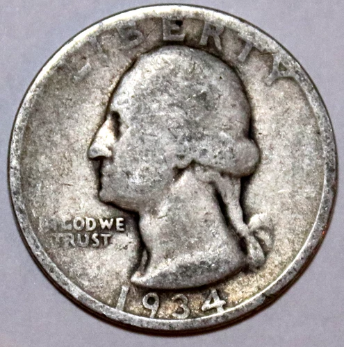 1934-P Washington Quarter - Good - #1306EA