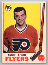 1969-70 O-PEE-CHEE #98 ANDRE LACROIX PHILADELPHIA FLYERS