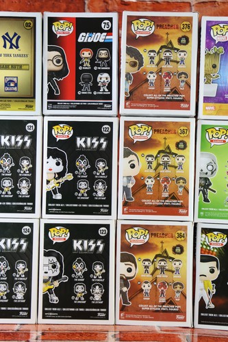 Funko Pop! Lot Of 20! Kiss Slash Elton John Jordan Babe Ruth Dale Earnhardt - Picture 9 of 21