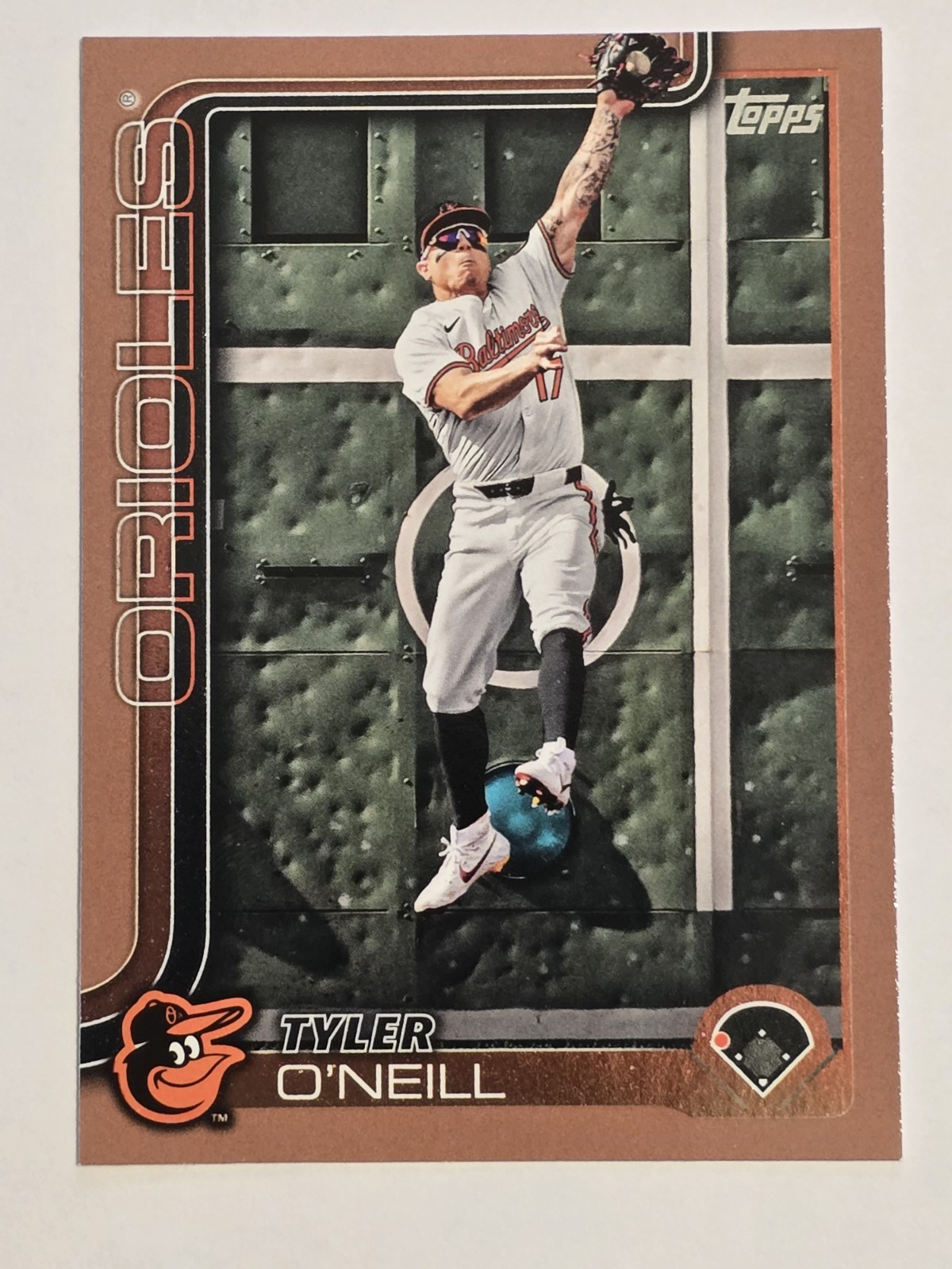 2025 Topps Series 2 Tyler O'Neill Gold Parallel /2025 #533- Baltimore Orioles
