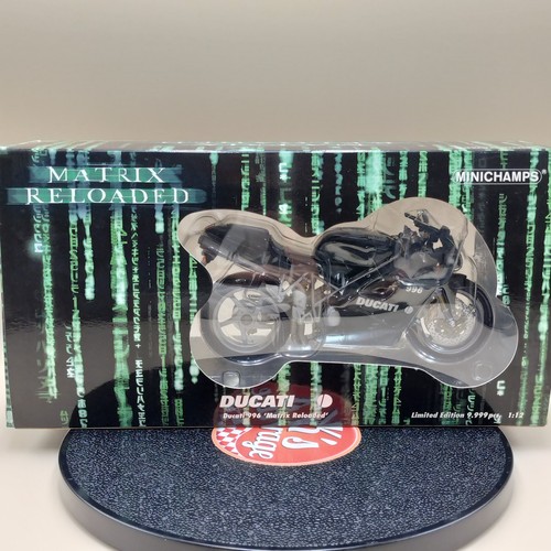 MINICHAMPS 1/12 DUCATI 996 Matrix Reloaded Trinity 122120002 - Picture 17 of 19