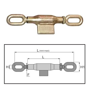 Spannschloss für Unterlenker Stabilisatorketten M16 Spannkette Traktor Schlepper