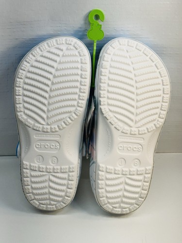 Crocs Smurfs Classic Clog Kids Size 6 Slip On Sandal Jibbitz Papa Smurfette NEW - Picture 10 of 10