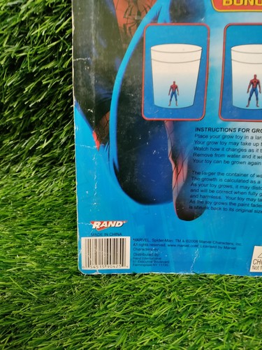 Marvel Adventures Spider-Man Special Grow Toy Comic Spiderman Pack Sealed - Picture 10 of 10