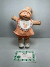 1985 Cabbage Patch Kids Girl Doll Blonde Hair, Blue Eyes, Freckles, HM3 W/Papers