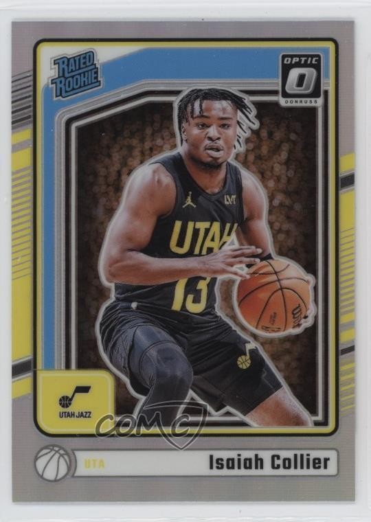2024-25 Panini Donruss Optic Rated Rookie Holo Prizm Isaiah Collier #295 1w9