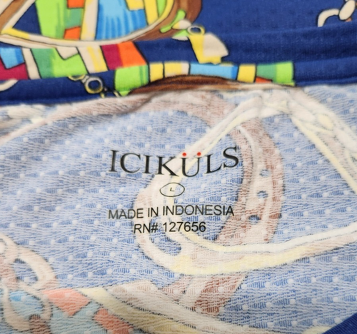 Icikuls Blue Horse Gebiss Trense Reitsport Gr. L Langarm seidig Oberteil - Bild 8 von 10