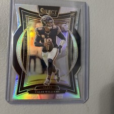 2024 Panini Select - Concourse Caleb Williams #25 Silver Prizm Die-Cut (RC)