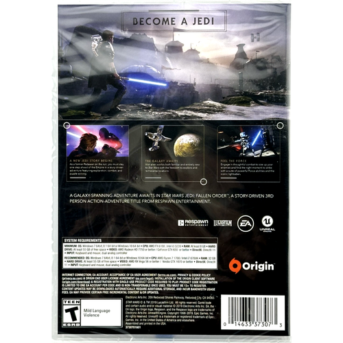 STAR WARS JEDI: PEDIDO CAÍDO - PC (2019) - NUEVO Precintado - Imagen 2 de 3