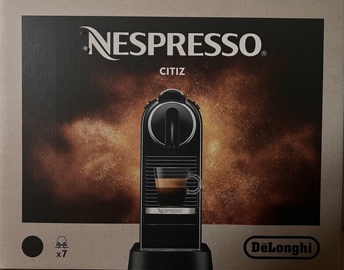 De'Longhi Citiz Nespresso Kaffeekapselmaschine - Schwarz (EN167.W)