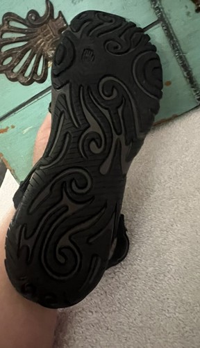 Sandalias TEVA Kayenta Cómodas Talla 10 Aire Libre Atléticas Senderismo Negras con Cordones para Mujer - Imagen 7 de 8