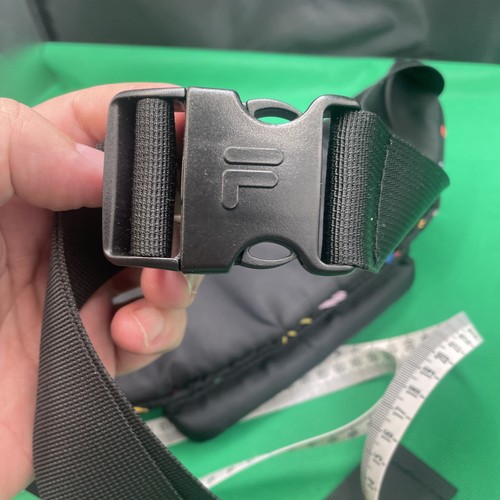 Black FILA Fanny pack belt bag 3 pocket (P) - Picture 7 of 8