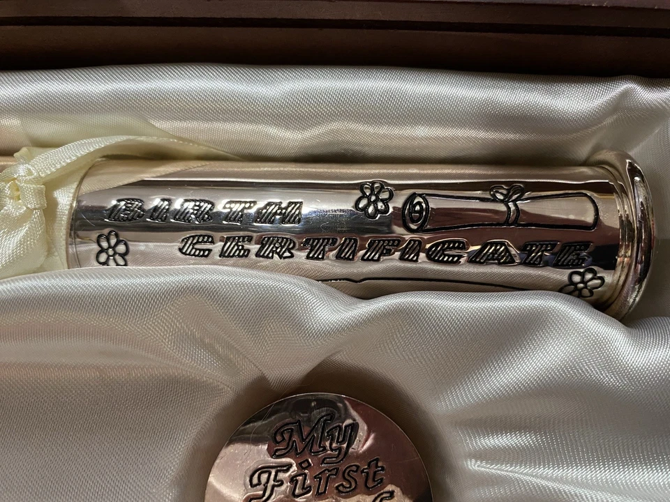 Certificado de nacimiento, primer rizo, primera exhibición de dientes por Stephan NUEVO SIN ETIQUETAS ENVÍO GRATUITO Foto 3 de 4