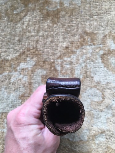 Cuchillo Damasco con mango de asta de ciervo hoja fija de ciervo plateado excelente estado - Imagen 16 de 16