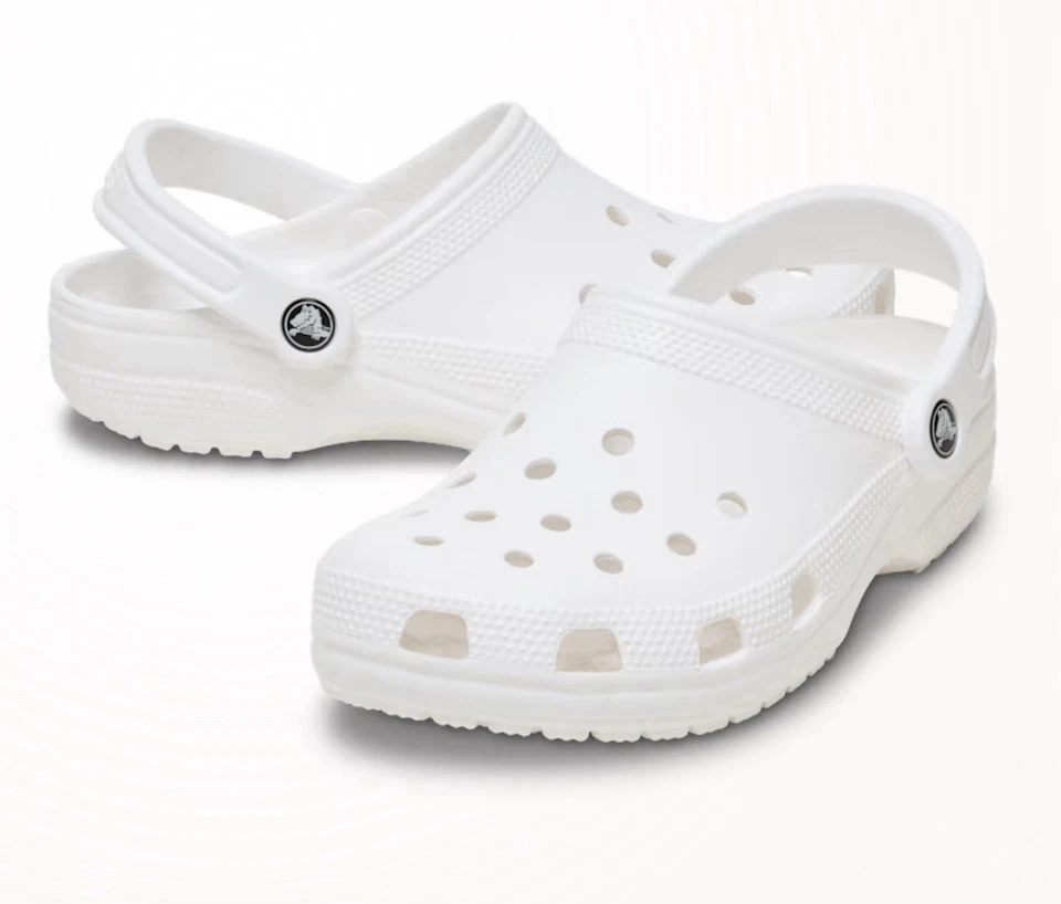 Zueco clásico Crocs blanco talla J3 Foto 4 de 4