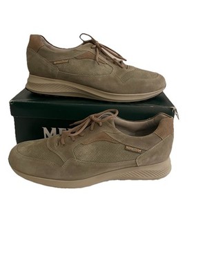 Mephisto Mens Davis Sneaker Shoes Size 13 Light Khaki Suede NIB $304 Casual