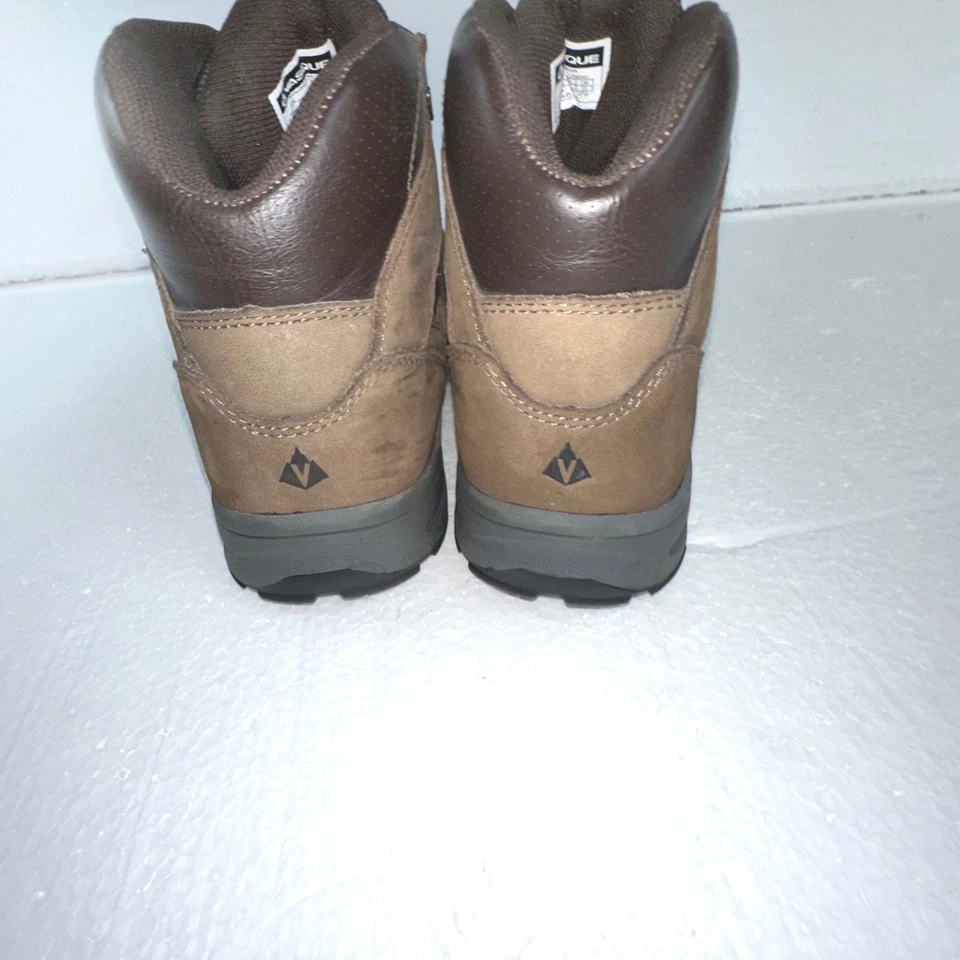 Vasque Hiking Boots Waterproof Kids Size Little Kid 4 Tan Brown Leather Lace Up - Image 3 of 4