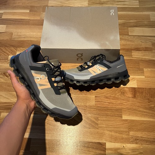 On Running Cloudvista Midnight Olive UK 9 - UVP 140£ - Brandneu