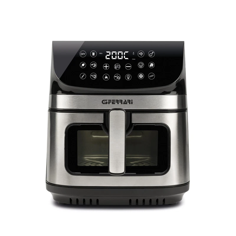 Friggitrice ad Aria DOPPIA RESISTENZA Digitale 12 Programmi 9 LITRI 2,4 Kg, fotografia 10 di 12