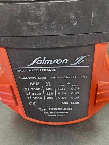 SALMSON SCX32-80N ELECTRIC MOTOR - Picture 6 of 7