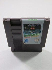 RAD RACER NINTENDO NES PAL-B FAH (COMPLETE WITH 3-D GLASSES - GOOD CONDITION)
