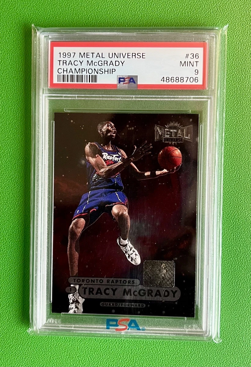 Tracy McGrady Professional Sports Authenticator (PSA) Basketball