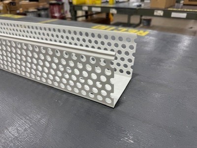 Panduit D4X4WH6 PVC Wiring Duct 4''X4''x6FT Holes White,Sold/6FT No Cover Included