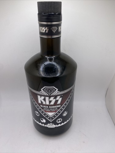 KISS BLACK DIAMOND SUPER PREMIUM DARK RUM Leerflasche - Sammlerstück - Bild 5 von 5