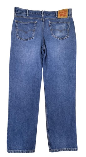 LEVI'S LEVI STRAUSS 504 Jeans Men's Straight Leg Zip Fly Red Tab Size W40 L32 - Foto 7 di 18