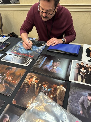 Ragsdale Geoffreys signed Fright Night Vinyl Mark Devo PSA/DNA JSA COA Bearse - Picture 10 of 12