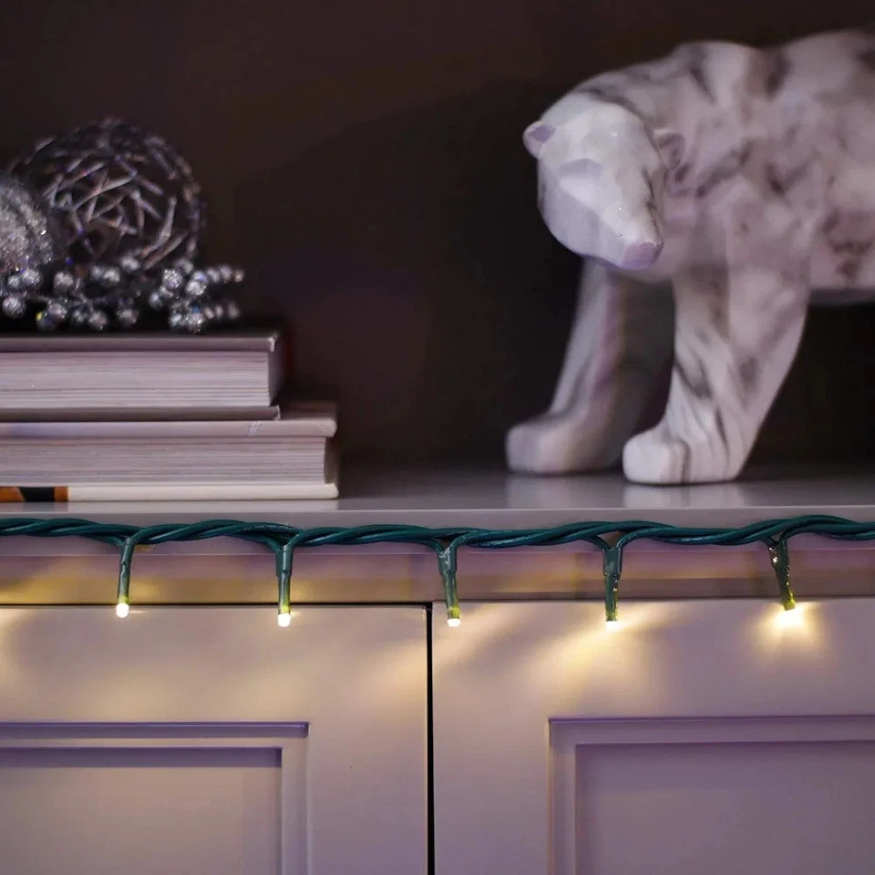 Noma LED cluster luzes de corda de Natal 150 multicoloridas e brancas 25 pés 8 modos - Imagem 4 de 4