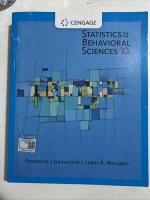 #ad #ad MindTap Course List Ser.: Statistics for the Behavioral Sciences by Larry B.... $42.00
