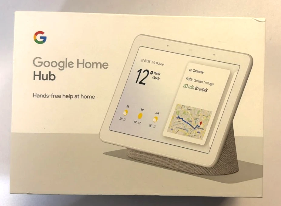 Google Home Hub (H1A) 1ª Generación Manos Libres Ayuda en Casa - Entrega Rápida
