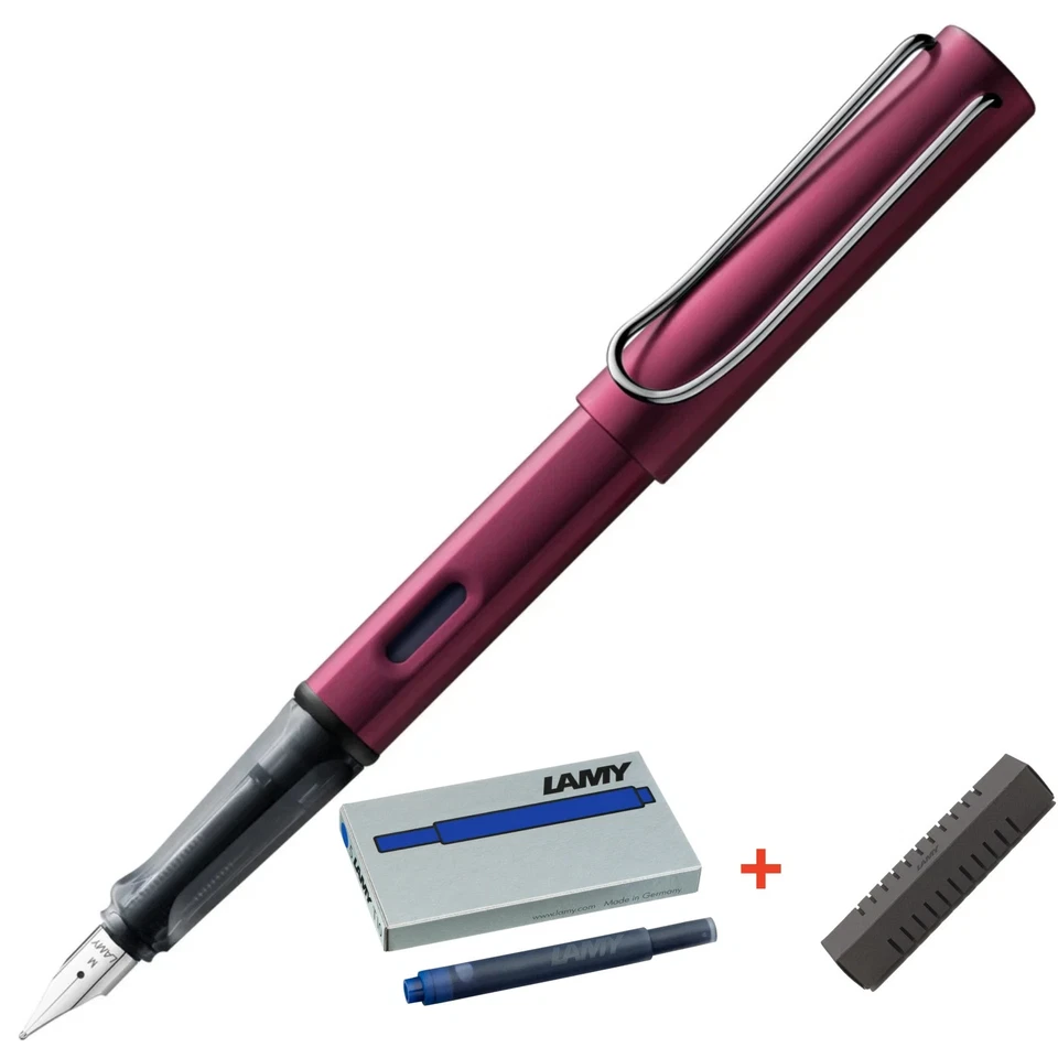 LAMY Füller Al Star Füllfederhalter Feder F Füllhalter Patronen Blau/Schwarz - Bild 3 von 4