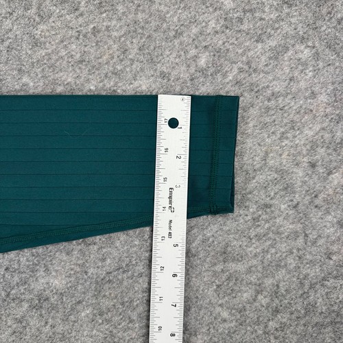 Glyder High Power Flat Ribbed High Waist Leggings 28" Teal Womens Medium M - Picture 10 of 11