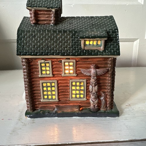 Lemax 55242 Vail Weihnachtsdorf Bergblick Holzarbeiten Studio beleuchtetes Haus - Bild 4 von 8