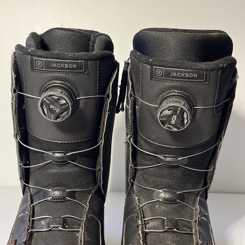 Stivali Ride Jackson Boa Coiler Uomo 9.5 Nero Snowboard - Foto 5 di 24