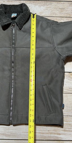 Chaqueta Kuhl Alf Para Hombre Grande Gris De Colección Cremallera Completa Forrada Sherpa - Imagen 6 de 7